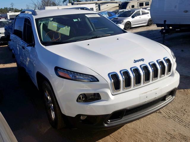 1C4PJLCB7JD537503 - 2018 JEEP CHEROKEE L WHITE photo 1