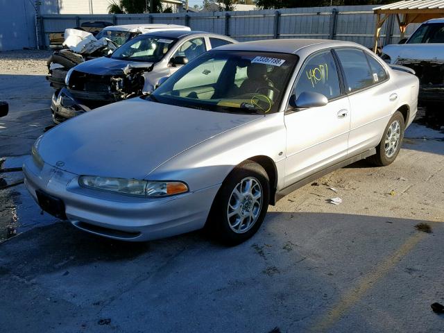 1G3WX52H1YF231651 - 2000 OLDSMOBILE INTRIGUE G SILVER photo 2