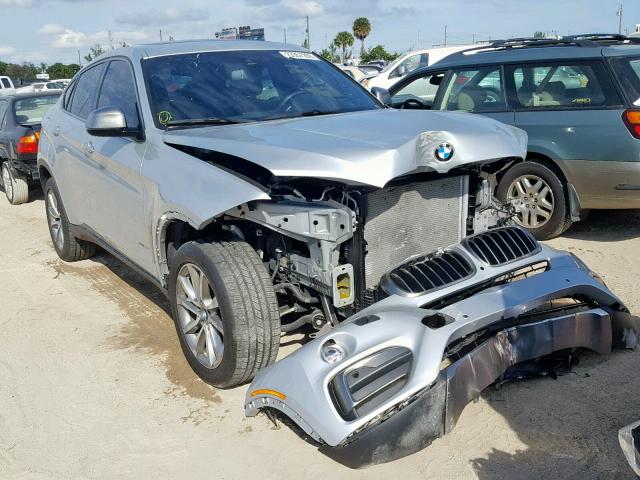 5UXKU2C32H0X47978 - 2017 BMW X6 XDRIVE3 SILVER photo 1