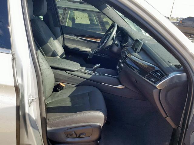 5UXKU2C32H0X47978 - 2017 BMW X6 XDRIVE3 SILVER photo 5