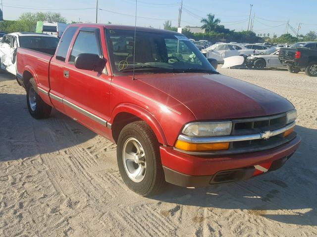 1GCCS19W928101238 - 2002 CHEVROLET S TRUCK S1 BURGUNDY photo 1