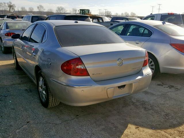 2G4WD582461309304 - 2006 BUICK LACROSSE C SILVER photo 3