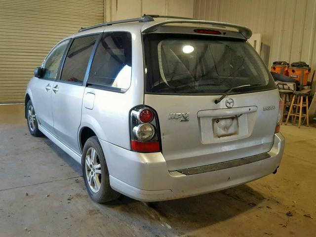 JM3LW28A660567253 - 2006 MAZDA MPV WAGON SILVER photo 3