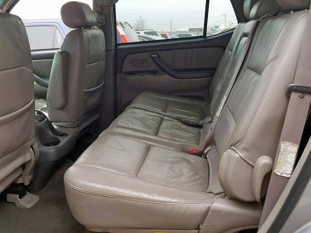 5TDBT48A71S055743 - 2001 TOYOTA SEQUOIA LI SILVER photo 6