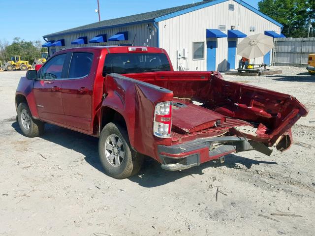 1GCGSBE35G1375121 - 2016 CHEVROLET COLORADO RED photo 3