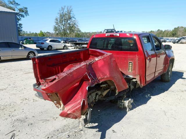 1GCGSBE35G1375121 - 2016 CHEVROLET COLORADO RED photo 4