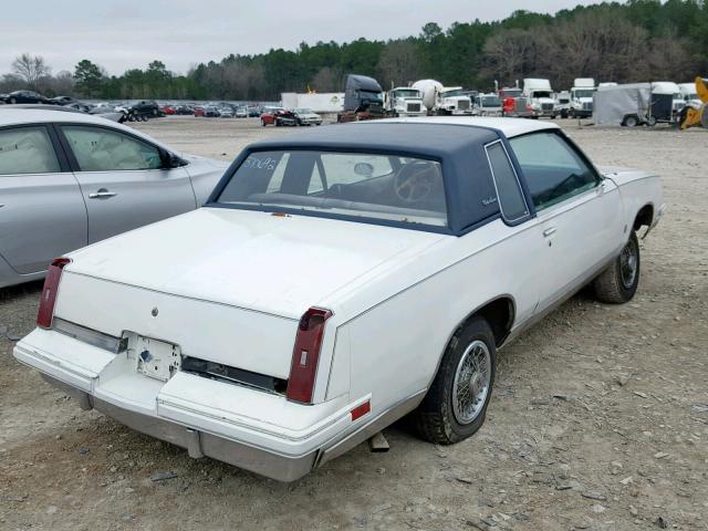 1G3GM47Y7GP370692 - 1986 OLDSMOBILE CUTLASS SU WHITE photo 4