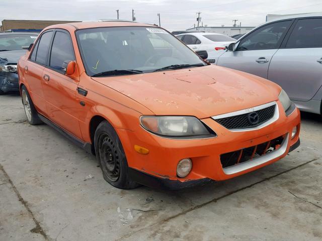 JM1BJ227230641750 - 2003 MAZDA PROTEGE SP ORANGE photo 1