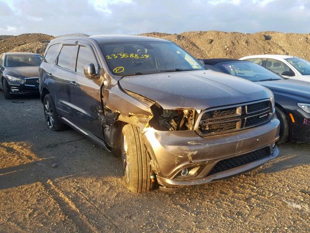 1C4RDJDG8HC697016 - 2017 DODGE DURANGO GT CHARCOAL photo 1