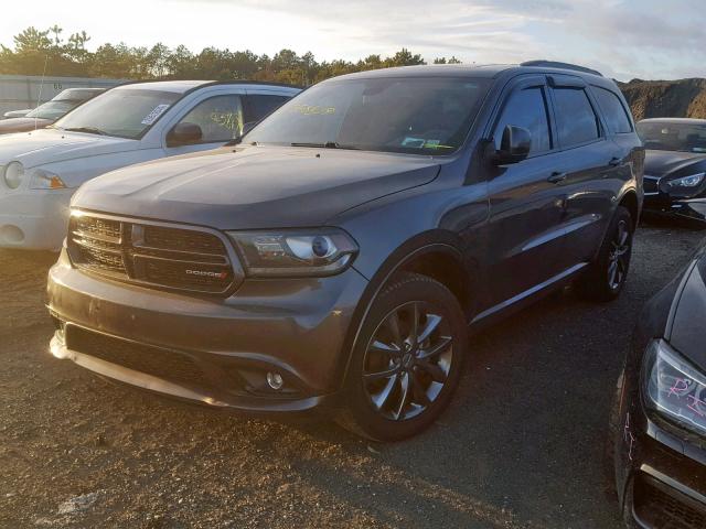 1C4RDJDG8HC697016 - 2017 DODGE DURANGO GT CHARCOAL photo 2