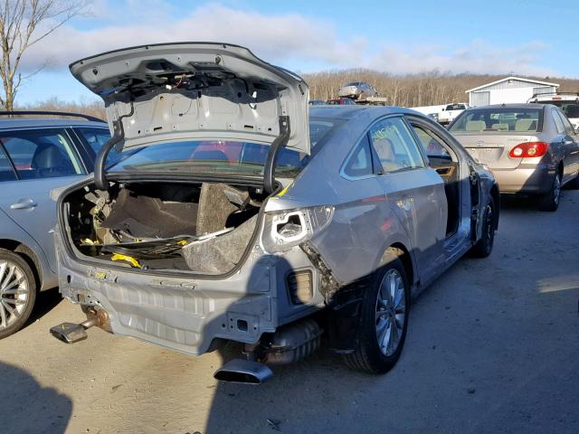 5NPE34AFXFH072567 - 2015 HYUNDAI SONATA SPO Plata foto 4