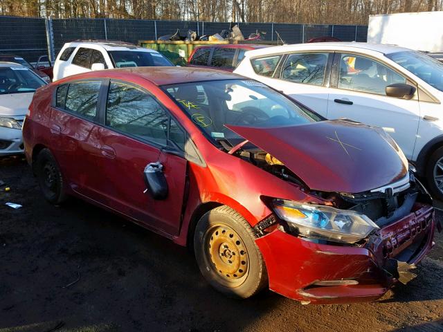 JHMZE2H54AS017649 - 2010 HONDA INSIGHT LX RED photo 1