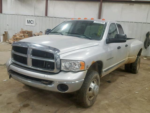 3D7MU48C13G831802 - 2003 DODGE RAM 3500 S SILVER photo 2