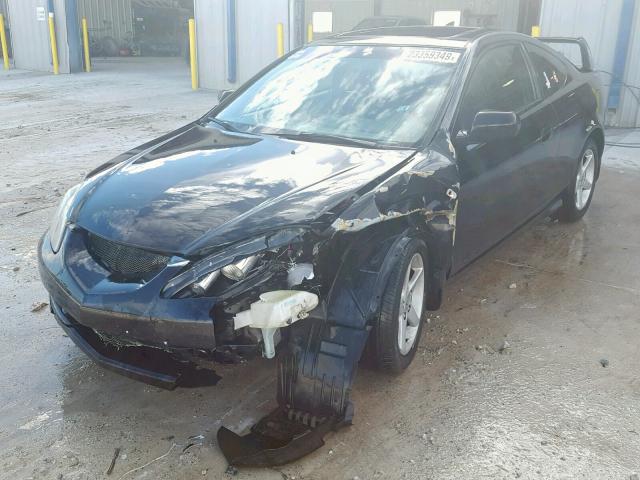 JH4DC54892C000343 - 2002 ACURA RSX BLACK photo 2