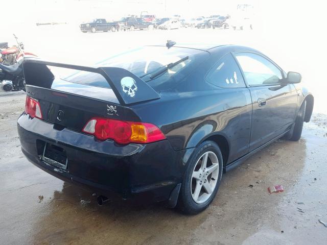 JH4DC54892C000343 - 2002 ACURA RSX BLACK photo 4