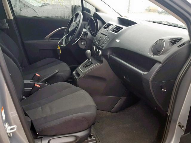 JM1CW2BL9C0120527 - 2012 MAZDA 5 GRAY photo 5