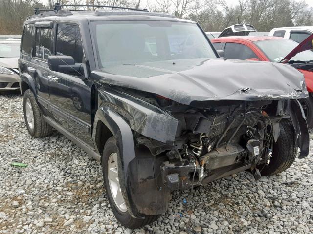 1J8HH48N66C343771 - 2006 JEEP COMMANDER BLACK photo 1