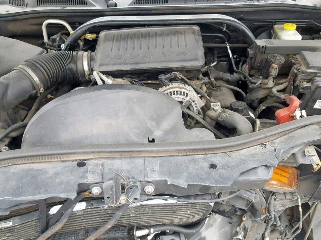 1J8HH48N66C343771 - 2006 JEEP COMMANDER BLACK photo 7