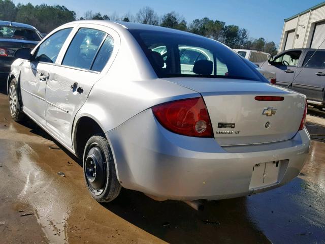 1G1AD5F5XA7230087 - 2010 CHEVROLET COBALT 1LT SILVER photo 3