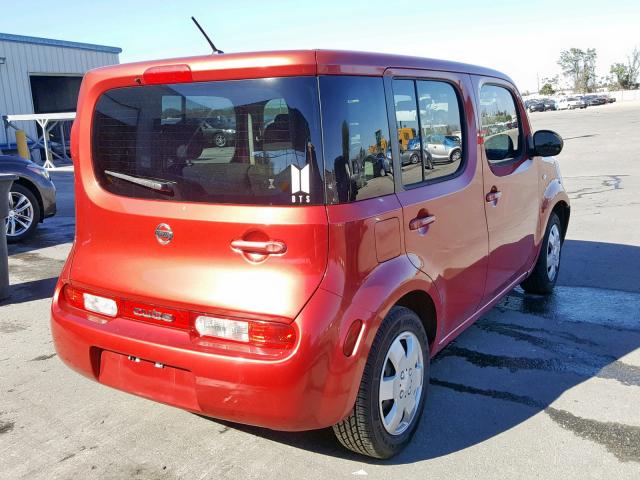 JN8AZ2KR2BT208825 - 2011 NISSAN CUBE BASE 红色 照片 4