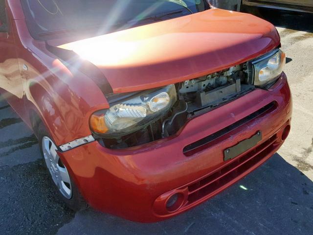 JN8AZ2KR2BT208825 - 2011 NISSAN CUBE BASE 红色 照片 9
