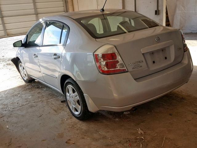 3N1AB61E97L667337 - 2007 NISSAN SENTRA 2.0 SILVER photo 3