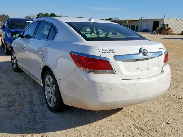 1G4GC5EG1AF157698 - 2010 BUICK LACROSSE C WHITE photo 3