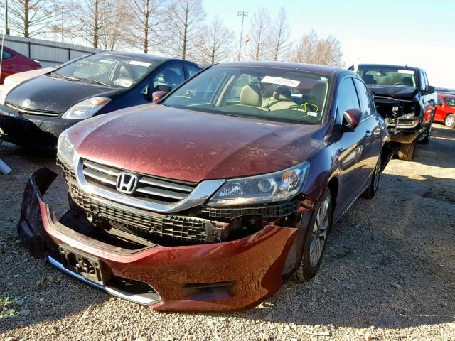 1HGCR2F37EA153915 - 2014 HONDA ACCORD LX 勃艮第红 照片 2