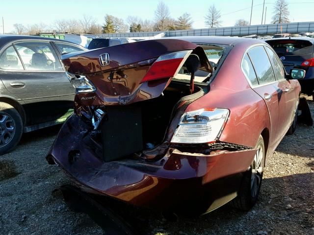 1HGCR2F37EA153915 - 2014 HONDA ACCORD LX 勃艮第红 照片 4