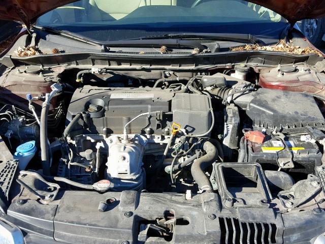 1HGCR2F37EA153915 - 2014 HONDA ACCORD LX 勃艮第红 照片 7