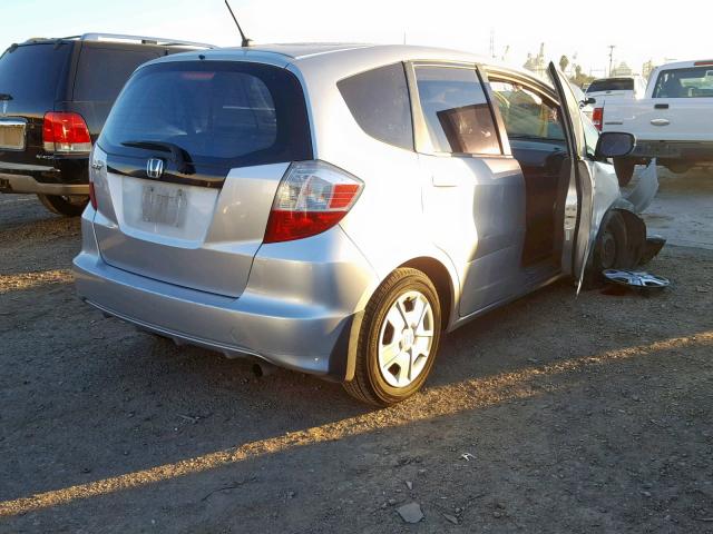 JHMGE8H32DC050348 - 2013 HONDA FIT SILVER photo 4