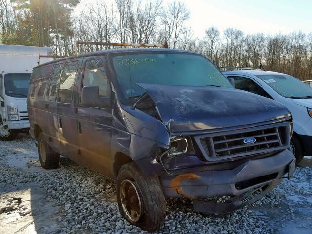 1FTNE24W36HB05269 - 2006 FORD ECONOLINE BLUE photo 1