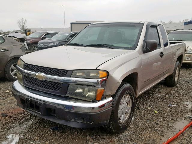 1GCCS198658268436 - 2005 CHEVROLET COLORADO BEIGE photo 2