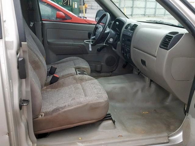 1GCCS198658268436 - 2005 CHEVROLET COLORADO BEIGE photo 5