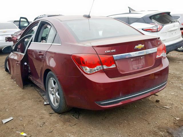1G1PC5SB4F7244244 - 2015 CHEVROLET CRUZE LT ბურგუნდია ფოტო 3