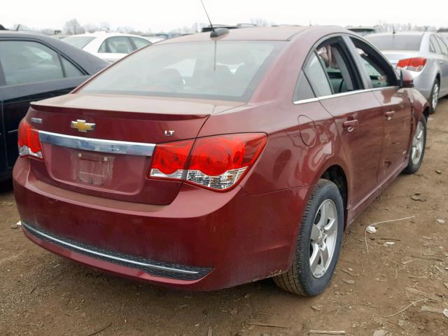 1G1PC5SB4F7244244 - 2015 CHEVROLET CRUZE LT ბურგუნდია ფოტო 4