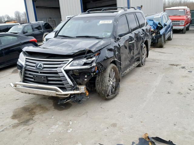 JTJHY7AX9G4213609 - 2016 LEXUS LX 570 BLACK photo 2