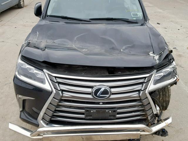 JTJHY7AX9G4213609 - 2016 LEXUS LX 570 BLACK photo 7