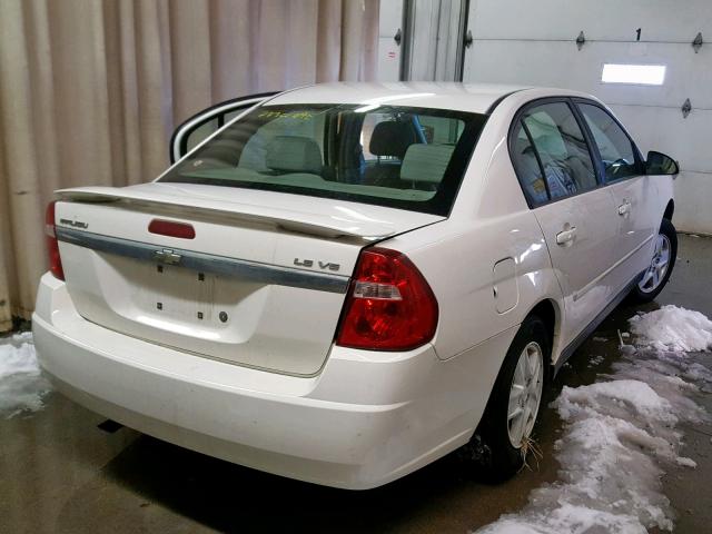 1G1ZT52835F299446 - 2005 CHEVROLET MALIBU LS WHITE photo 4