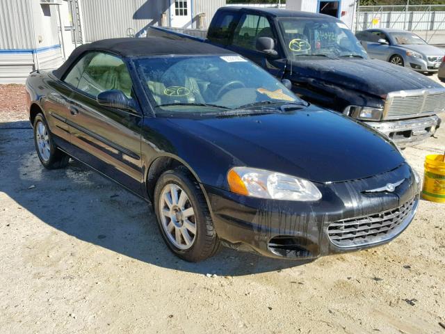 1C3EL75T93N523991 - 2003 CHRYSLER SEBRING GT BLACK photo 1