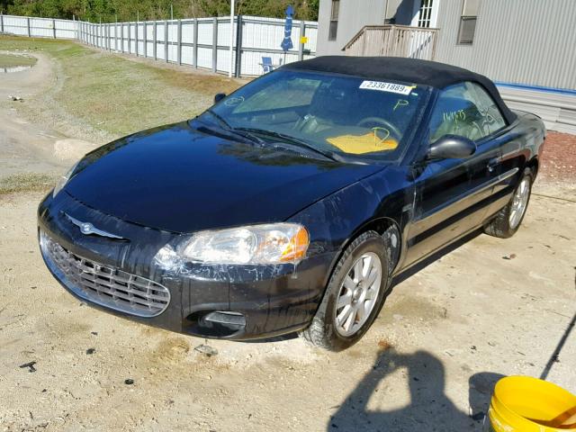 1C3EL75T93N523991 - 2003 CHRYSLER SEBRING GT BLACK photo 2