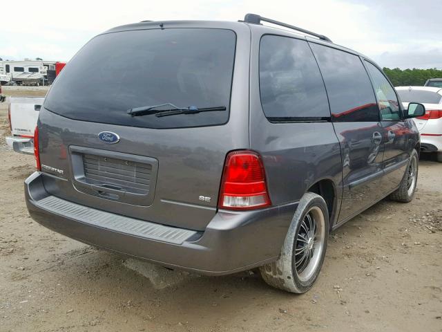 2FMZA51646BA38676 - 2006 FORD FREESTAR S GRAY photo 4