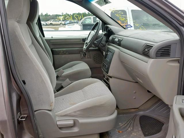 2FMZA51646BA38676 - 2006 FORD FREESTAR S GRAY photo 5