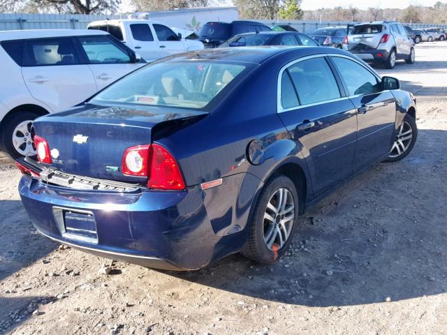 1G1ZA5E02AF254553 - 2010 CHEVROLET MALIBU LS BLUE photo 4