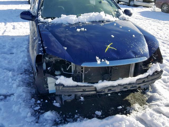 KNAFE121585502991 - 2008 KIA SPECTRA EX BLUE photo 9