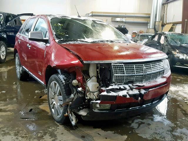 2LMDU88C69BJ00764 - 2009 LINCOLN MKX RED photo 1