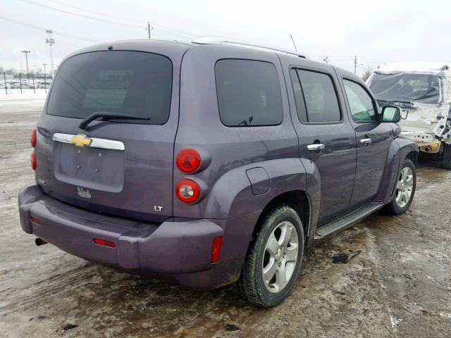 3GNDA23D87S582870 - 2007 CHEVROLET HHR LT PURPLE photo 4