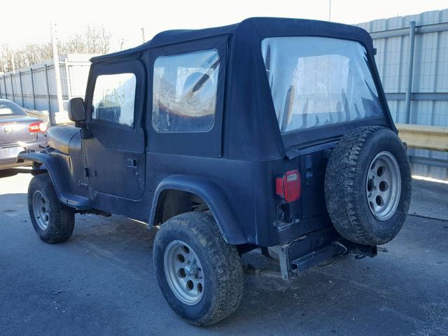 1J4FY19P6SP282335 - 1995 JEEP WRANGLER / BLACK photo 3