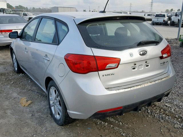 KNAFU5A20C5467340 - 2012 KIA FORTE EX Gümüş foto 3
