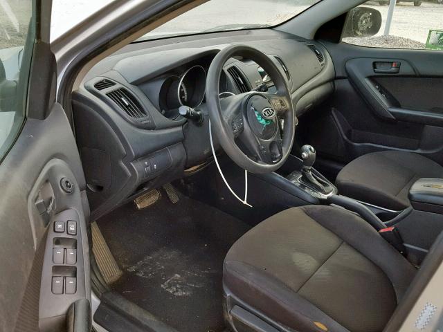 KNAFU5A20C5467340 - 2012 KIA FORTE EX Gümüş foto 9